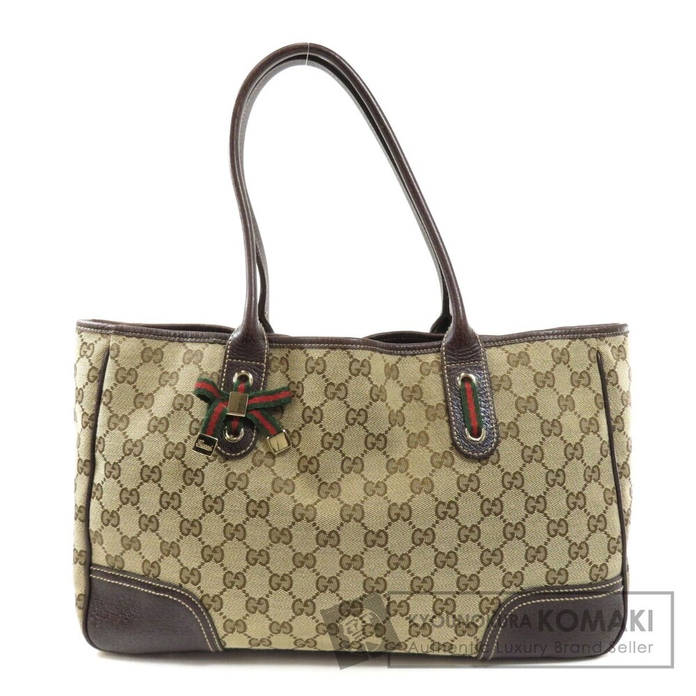 Gucci Sherry Line Shoulder Bag black techno leather